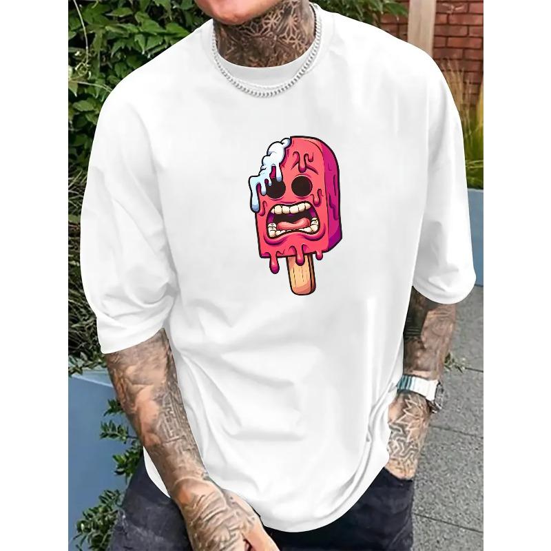 European sizes Funny Popsicle Pattern Printing, Men s Novel Pattern Design T-shirts, Summer Casual and Comfortable T-shirts 4XL білий
European sizes Funny Popsicle Pattern Printing, Men s Novel Pattern Design T-shirts, Summer Casual and Comfortable T-shirts 4XL білий
