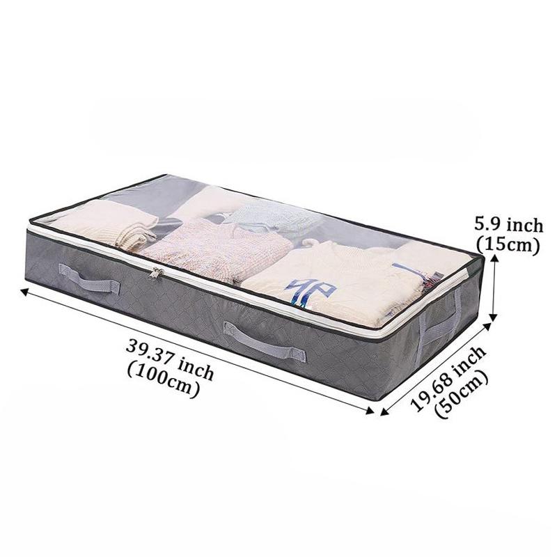 Multipurpose Non-woven Fabric Bedside Storage Box For Bedroom Clutter And Clothing Underbed
Multipurpose Non-woven Fabric Bedside Storage Box For Bedroom Clutter And Clothing Underbed