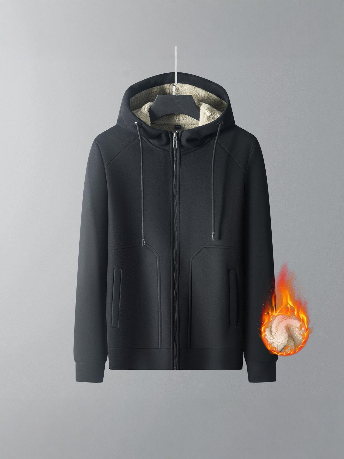 Men s Heavyweight Fleece Jacket: Casual Hooded Lamb s Wool Warm Cardigan Coat for Autumn and Winter. XL сірий колір
Men s Heavyweight Fleece Jacket: Casual Hooded Lamb s Wool Warm Cardigan Coat for Autumn and Winter. XL сірий колір