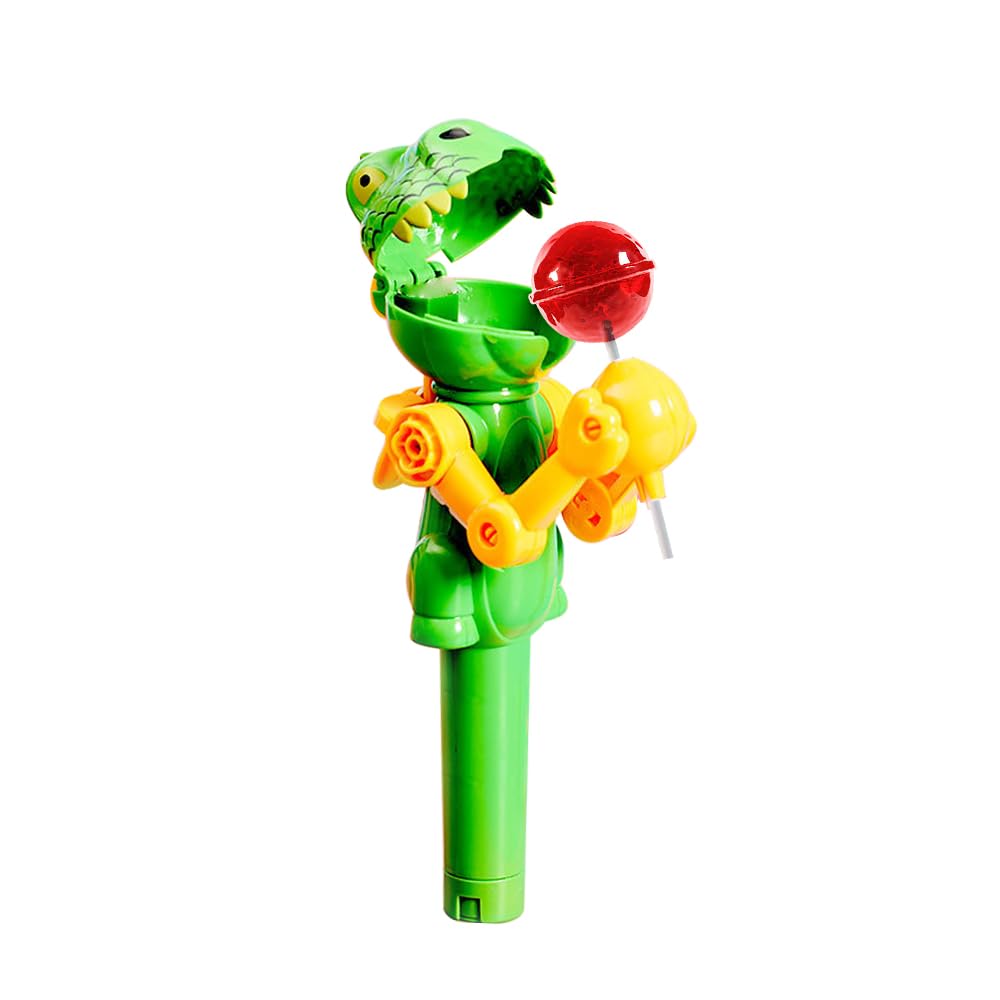 Lollipop Robot Holder Pop Up Lollipop Case Creative Lollipop Robot Toy Dinosaur Shape Lolipop Holder Robot Fun Gift Educational Toy (Green)
Lollipop Robot Holder Pop Up Lollipop Case Creative Lollipop Robot Toy Dinosaur Shape Lolipop Holder Robot Fun Gift Educational Toy (Green)