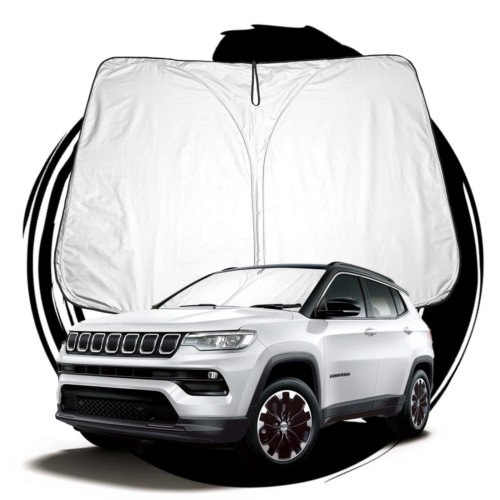 Ruiya Sunshade for the New Jeep Compass, Windshield Parasol, Car Sunshade with UV Protection, Foldable for Car Camping, Custom Parts
Ruiya Sunshade for the New Jeep Compass, Windshield Parasol, Car Sunshade with UV Protection, Foldable for Car Camping, Custom Parts