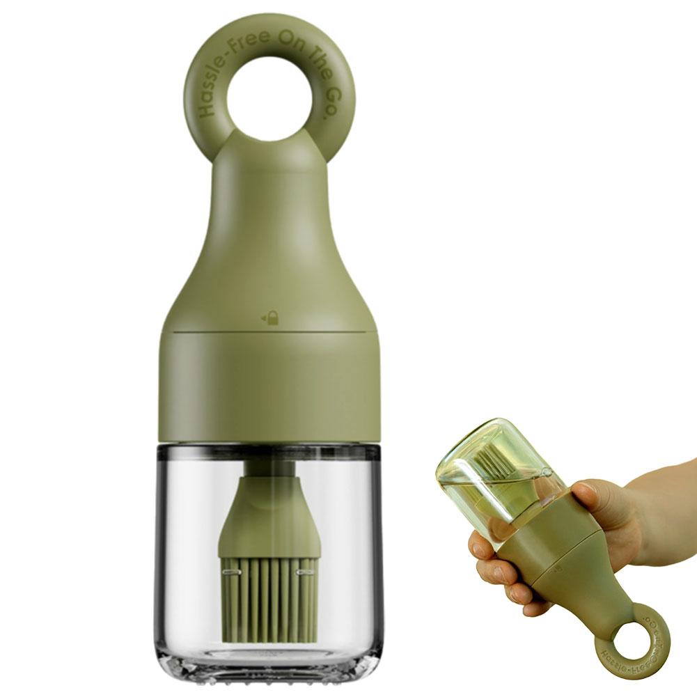 2 in 1 Oil Dispenser Bottle with Silicone Brush Borosilicate Glass Vinegar Cruet for BBQ Air Fryer Cooking Basting Tool зелёный
2 in 1 Oil Dispenser Bottle with Silicone Brush Borosilicate Glass Vinegar Cruet for BBQ Air Fryer Cooking Basting Tool зелёный
