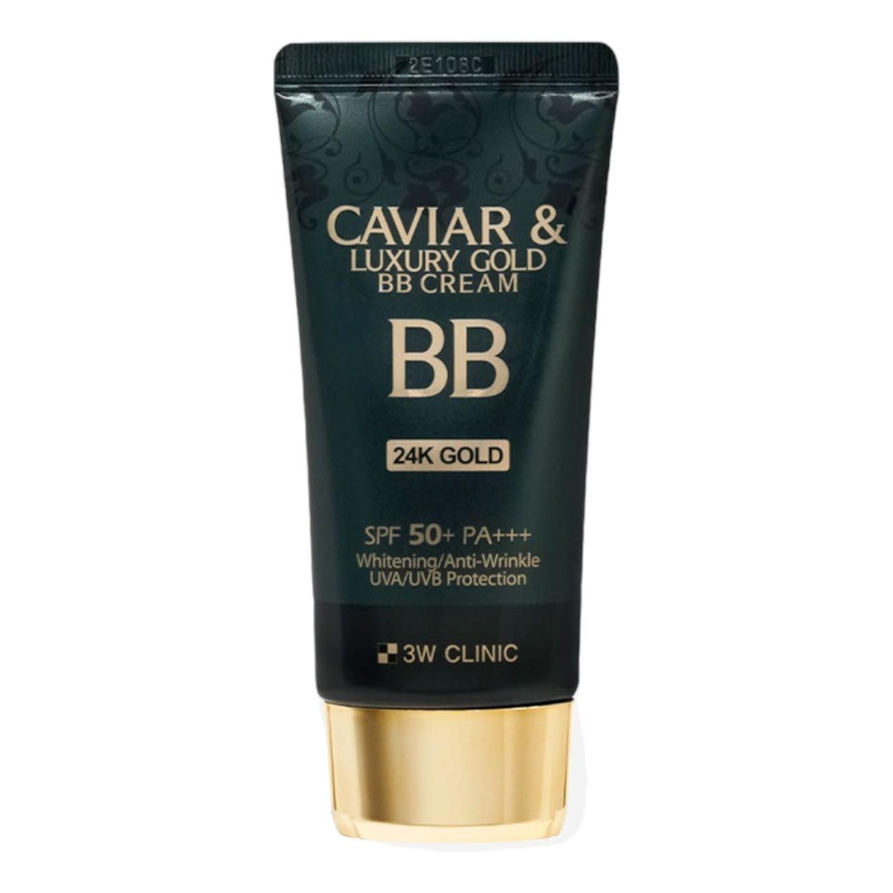 3W Clinic Caviar & Luxury Gold BB Cream - Nourishing Anti-Aging Coverage & Skin Vitality - 50g / 1.76 oz.
3W Clinic Caviar & Luxury Gold BB Cream - Nourishing Anti-Aging Coverage & Skin Vitality - 50g / 1.76 oz.