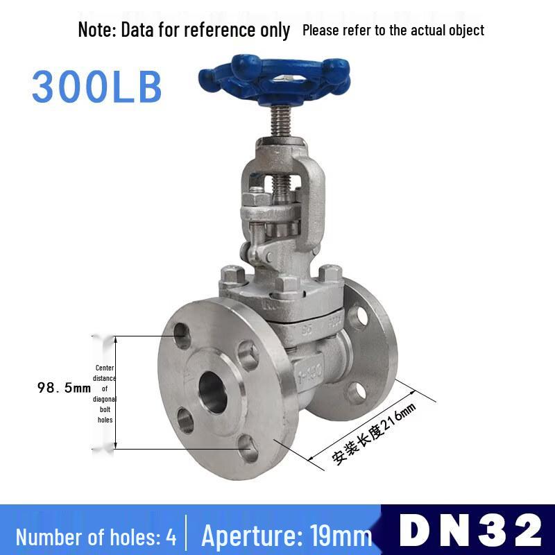 Yun Duo Forged Stainless Steel Flanged Globe Valve DN32
Yun Duo Forged Stainless Steel Flanged Globe Valve DN32