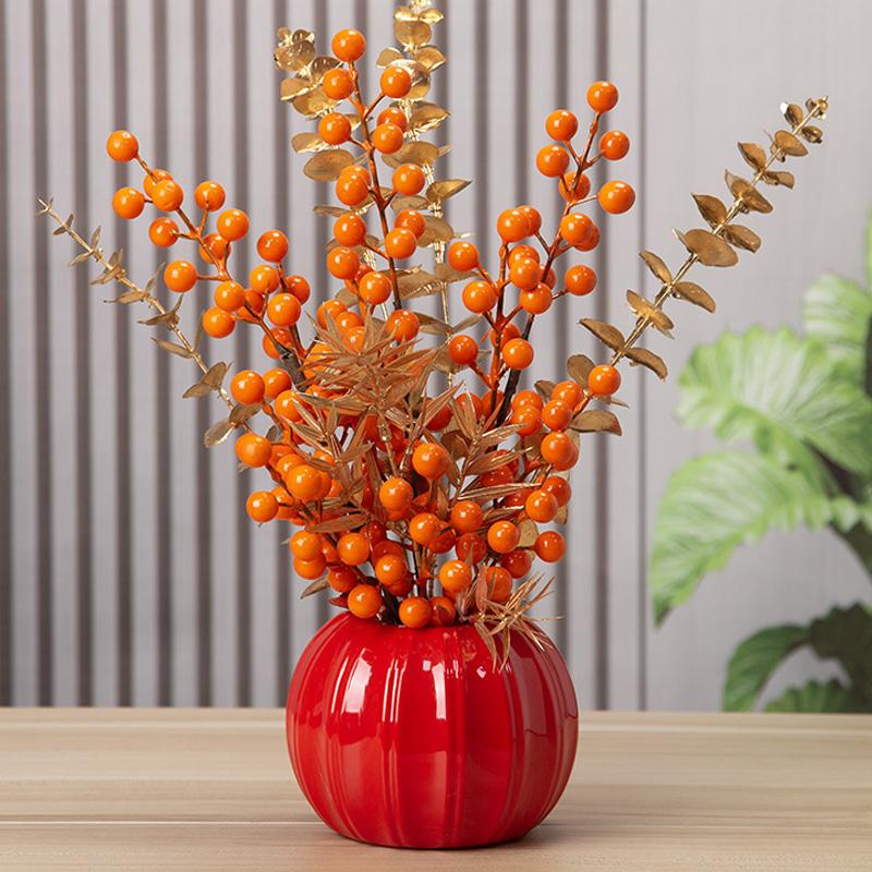 1pc Pumpkin Vase Wear-resistant Garden Accessories Retro Tabletop Ornaments Anticorrosion Candy Pot Plants Decor Lantern Planter
1pc Pumpkin Vase Wear-resistant Garden Accessories Retro Tabletop Ornaments Anticorrosion Candy Pot Plants Decor Lantern Planter
