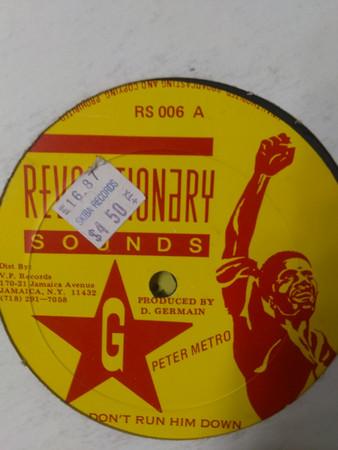 12inch Record PETER METRO Dont Run Him Down RS006 Revolutionary S US Reggae Ska Dub Used
12inch Record PETER METRO Dont Run Him Down RS006 Revolutionary S US Reggae Ska Dub Used