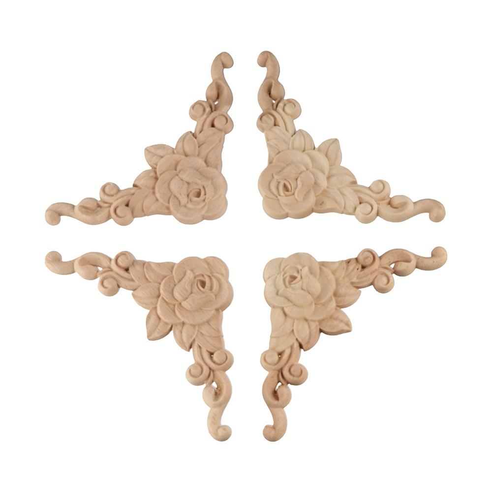 Woodcarving Decorative Furniture Applique Wooden Applique Wooden Decoration Corner Applique 8x8cm
Woodcarving Decorative Furniture Applique Wooden Applique Wooden Decoration Corner Applique 8x8cm