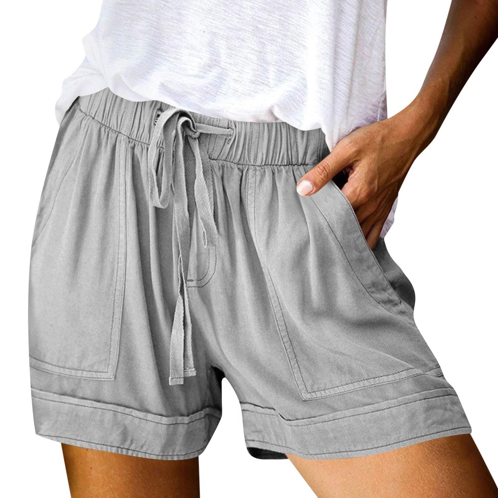 Женские повседневные летние эластичные пляжные шорты однотонные повседневные шорты XL
Женские повседневные летние эластичные пляжные шорты однотонные повседневные шорты XL