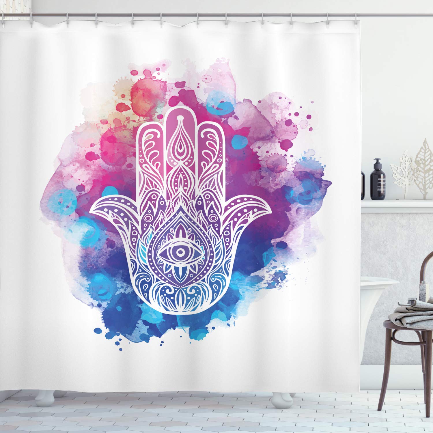 Золотая шторка для душа в виде Руки Фатимы, Шторка для ванной в стиле Boho Chic с мандалой, Богемный Хиппи Декор для ванной, Наборы штор с узором пейсли, племенным окрашиванием тай-дай W60H190(CM)-1 Pcs
Золотая шторка для душа в виде Руки Фатимы, Шторка для ванной в стиле Boho Chic с мандалой, Богемный Хиппи Декор для ванной, Наборы штор с узором пейсли, племенным окрашиванием тай-дай W60H190(CM)-1 Pcs