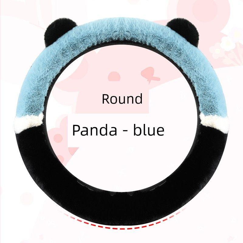 Car Steering Wheel Cover Winter Plush Warm Non-Slip Cute Creative Car Handlebar Cover Women s Style Fleece-Lined Handlebar Cover Panda Round Blue
Car Steering Wheel Cover Winter Plush Warm Non-Slip Cute Creative Car Handlebar Cover Women s Style Fleece-Lined Handlebar Cover Panda Round Blue