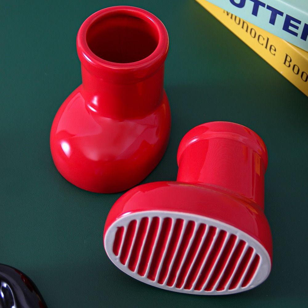 Funny Anime Figures Pen Container Red Boots Shaped Makeup Brush Holder Flower Vase Student Kids
Funny Anime Figures Pen Container Red Boots Shaped Makeup Brush Holder Flower Vase Student Kids