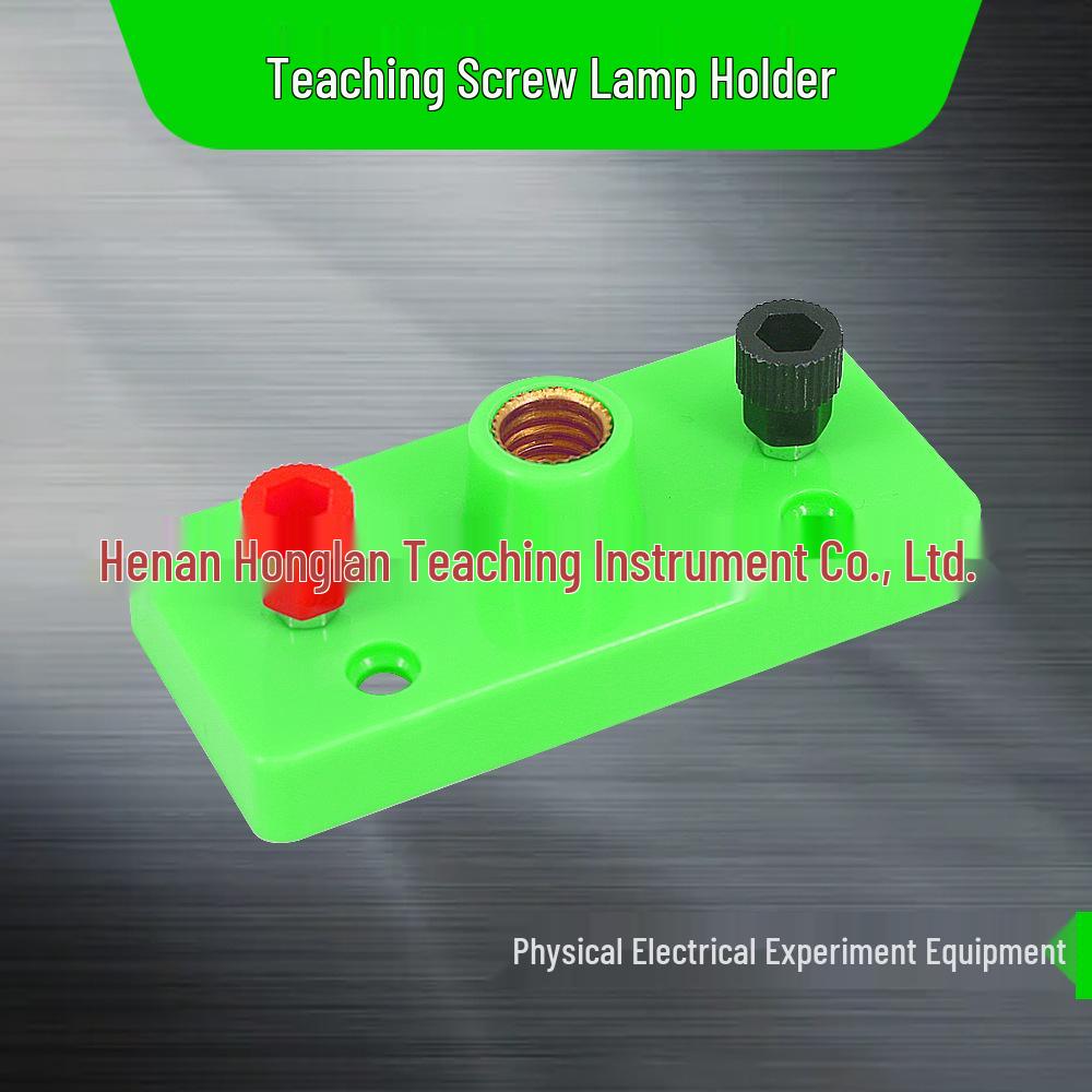 Mini Lamp Holder for Science Physics Experiments: Series/Parallel Screw Base for Small Bulbs
Mini Lamp Holder for Science Physics Experiments: Series/Parallel Screw Base for Small Bulbs