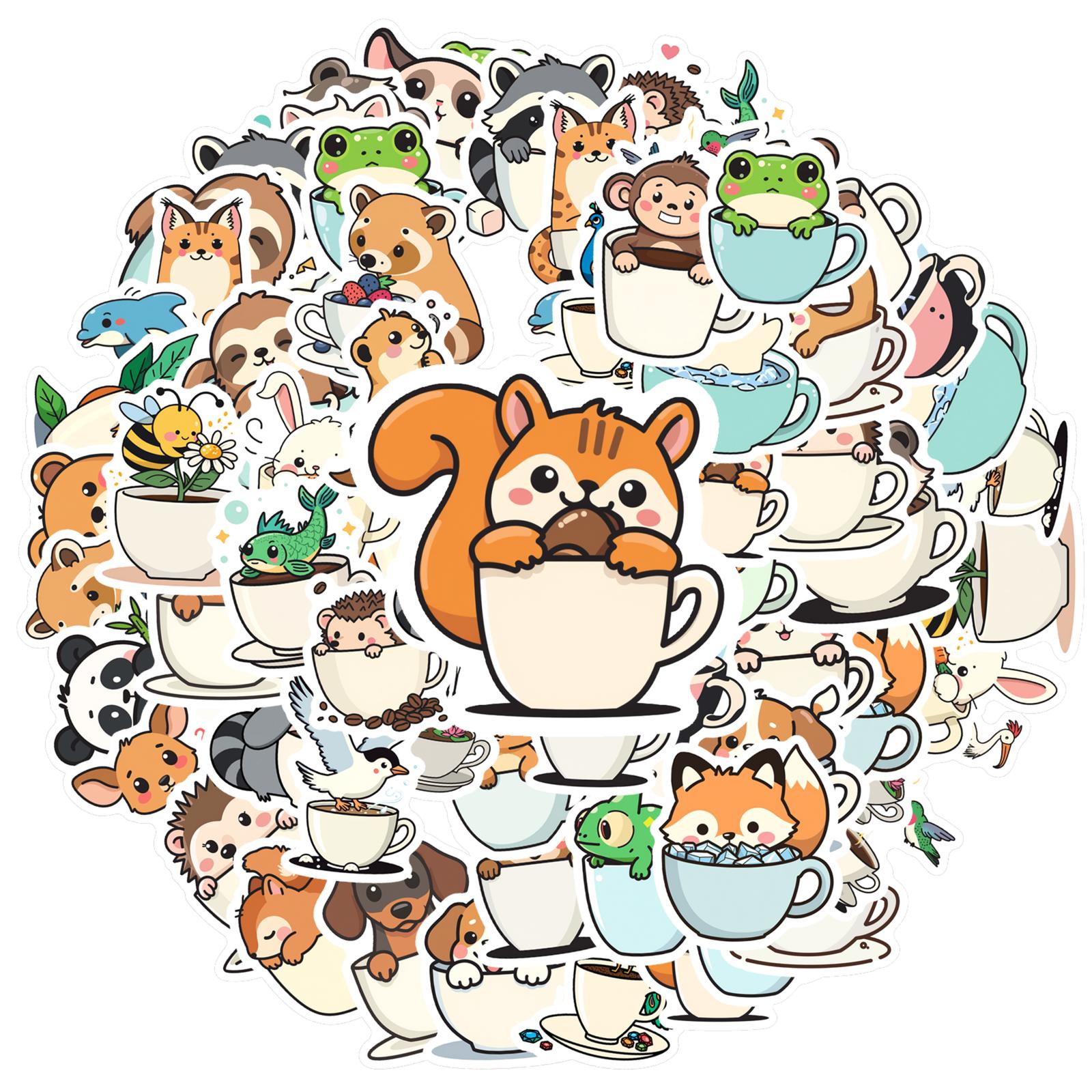 35-100pcs Animal Cup Sticker Album Scrapbooking Decoration Sticker Kawaii Stationery Teacher Reward Stickers Deco Luggage Laptop
35-100pcs Animal Cup Sticker Album Scrapbooking Decoration Sticker Kawaii Stationery Teacher Reward Stickers Deco Luggage Laptop