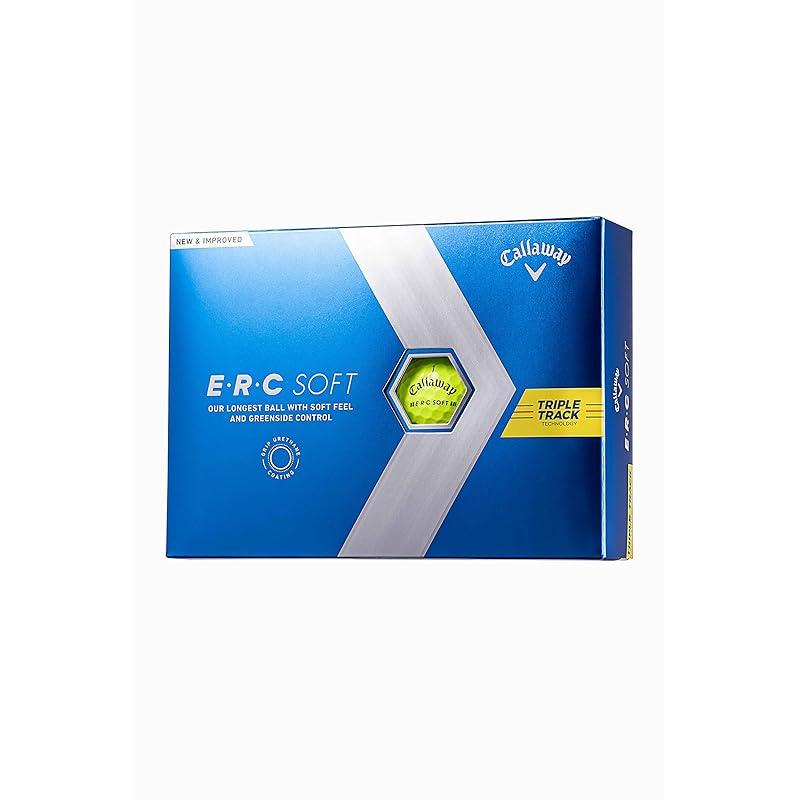 Callaway golf ball ERC SOFT YLW 23 TRPLTRK 1 dozen (12 pieces) 3 piece construction yellow
Callaway golf ball ERC SOFT YLW 23 TRPLTRK 1 dozen (12 pieces) 3 piece construction yellow