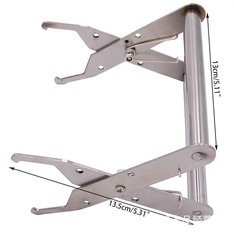 Stainless Steel Honeycomb Frame Lifter - Beekeeping Tool Clip
Stainless Steel Honeycomb Frame Lifter - Beekeeping Tool Clip