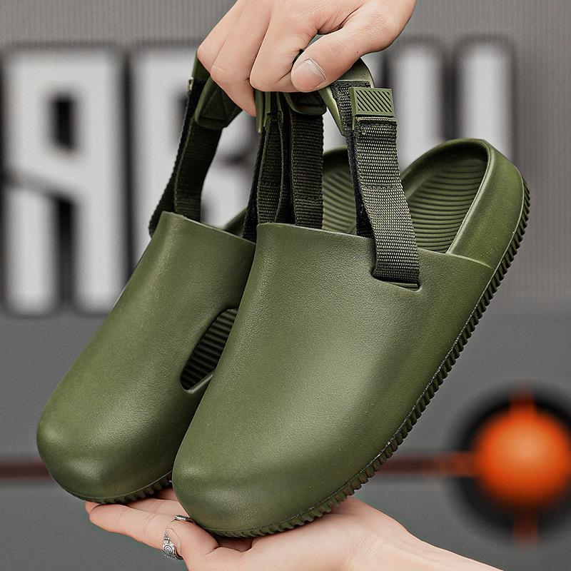 Cool slippers 2024 new summer casual wind bag head Velcro sandals outdoor men s outer wear beach shoes foreign trade 40
Cool slippers 2024 new summer casual wind bag head Velcro sandals outdoor men s outer wear beach shoes foreign trade 40