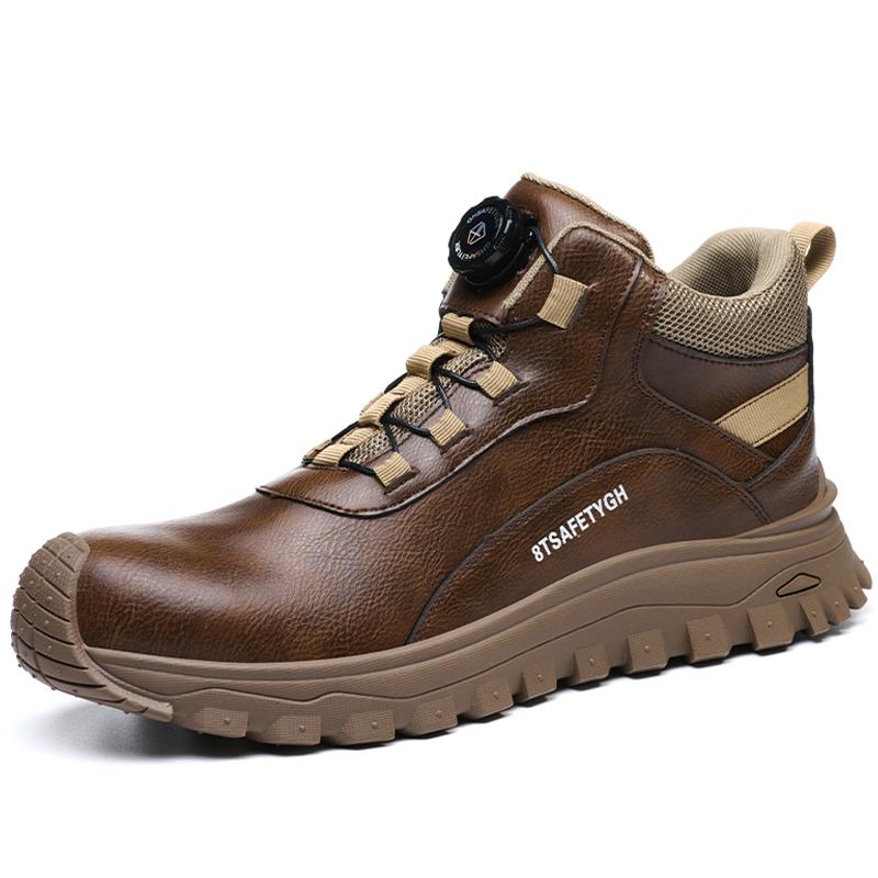 Rotating Button Safety Shoes Men leather boots Waterproof Work Shoes Men Sport Shoes Steel toe shoes Security Protective Boots 39
Rotating Button Safety Shoes Men leather boots Waterproof Work Shoes Men Sport Shoes Steel toe shoes Security Protective Boots 39