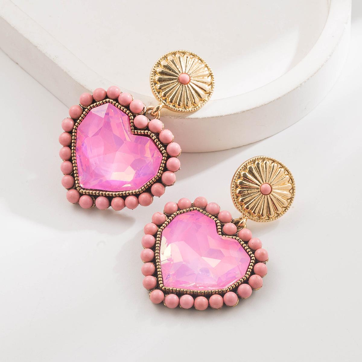 DIGADAGU Alloy Glass Heart Geometric Dangle Earrings New Luxury Trend Earrings Women Party Zircon Accessories розовый
DIGADAGU Alloy Glass Heart Geometric Dangle Earrings New Luxury Trend Earrings Women Party Zircon Accessories розовый