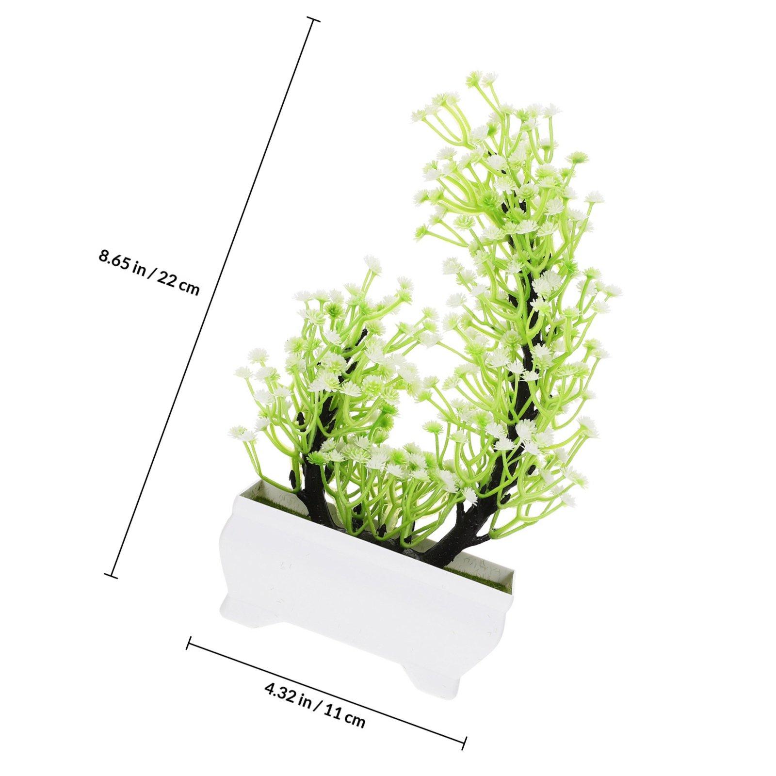 Realistic Fake Potted Plant Ornament Small Bonsai Artificial Green Plant for Indoor Home Decor Tabletop Shelf Desk Garden Use
Realistic Fake Potted Plant Ornament Small Bonsai Artificial Green Plant for Indoor Home Decor Tabletop Shelf Desk Garden Use