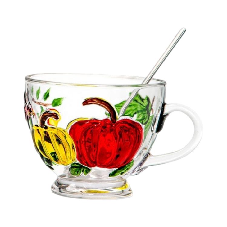 Glass Coffee Mugs,Hand Painted Coffee Cups with Handle for Coffee Tea Milk Heat Resistant Glass Mugs Birthday Gift 1
Glass Coffee Mugs,Hand Painted Coffee Cups with Handle for Coffee Tea Milk Heat Resistant Glass Mugs Birthday Gift 1