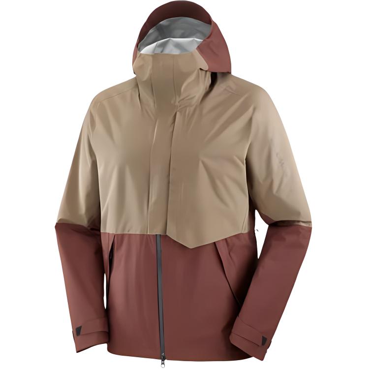 Salomon Outerpath Pro 2.5L Color Block Comfortable Breathable Waterproof Windproof Soft Shell Hooded Running Jacket Men jackets Rum-Grape LC2309600 M
Salomon Outerpath Pro 2.5L Color Block Comfortable Breathable Waterproof Windproof Soft Shell Hooded Running Jacket Men jackets Rum-Grape LC2309600 M