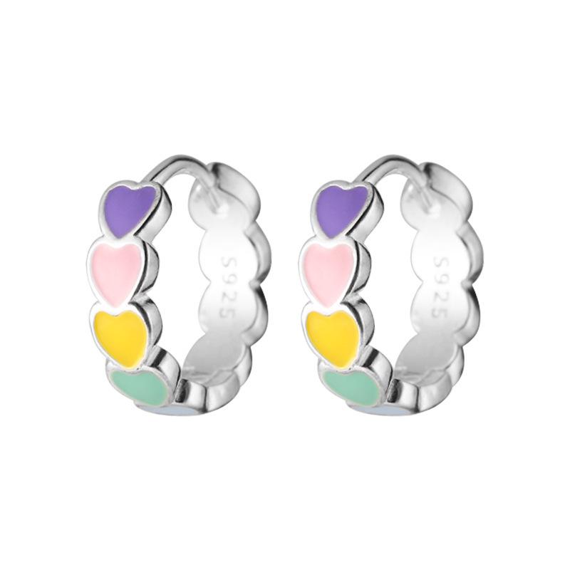 Серьги-сердечки из стерлингового серебра S925 с цветной эмалью, Минималистичные, Легкая роскошь, Высококачественное ощущение, Персиковый тон 925 Silver
Серьги-сердечки из стерлингового серебра S925 с цветной эмалью, Минималистичные, Легкая роскошь, Высококачественное ощущение, Персиковый тон 925 Silver