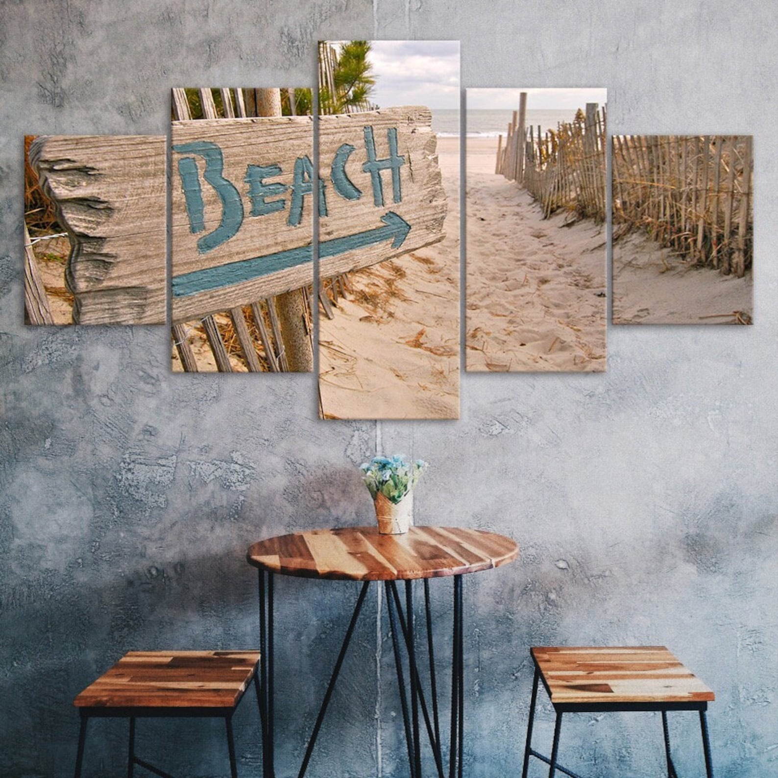 Beach Sign Relax Holiday Vibes 5 Piece Five Panel Canvas Print Modern Wall Art Poster Home Decor Gift For Him For Her 20X35 20X45 20X55CM
Beach Sign Relax Holiday Vibes 5 Piece Five Panel Canvas Print Modern Wall Art Poster Home Decor Gift For Him For Her 20X35 20X45 20X55CM