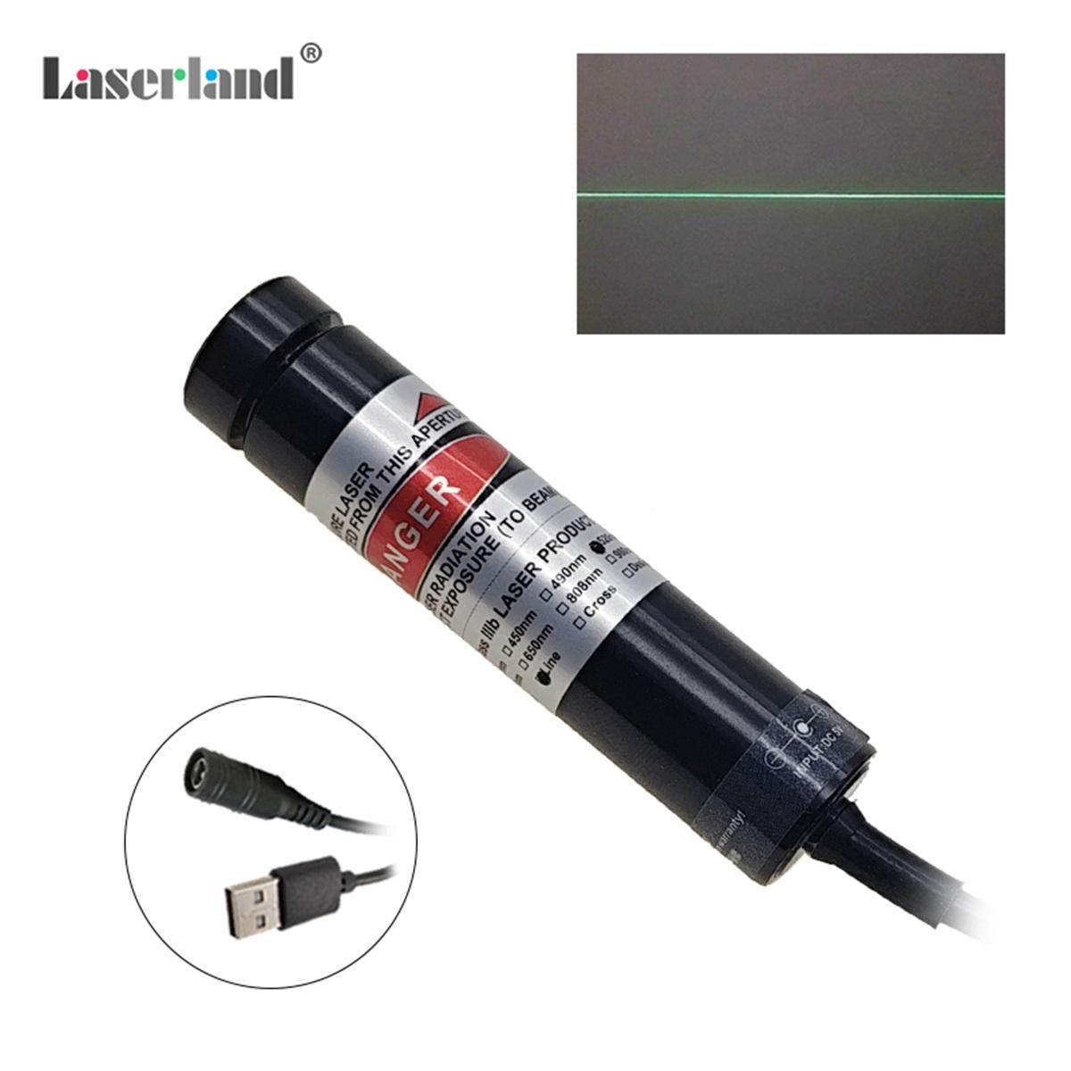 520nm Green Laser Line Module Diode for Alignment Sawmill Wood Fabric Cutting Cutter 16mm 30mW with USB Cable
520nm Green Laser Line Module Diode for Alignment Sawmill Wood Fabric Cutting Cutter 16mm 30mW with USB Cable