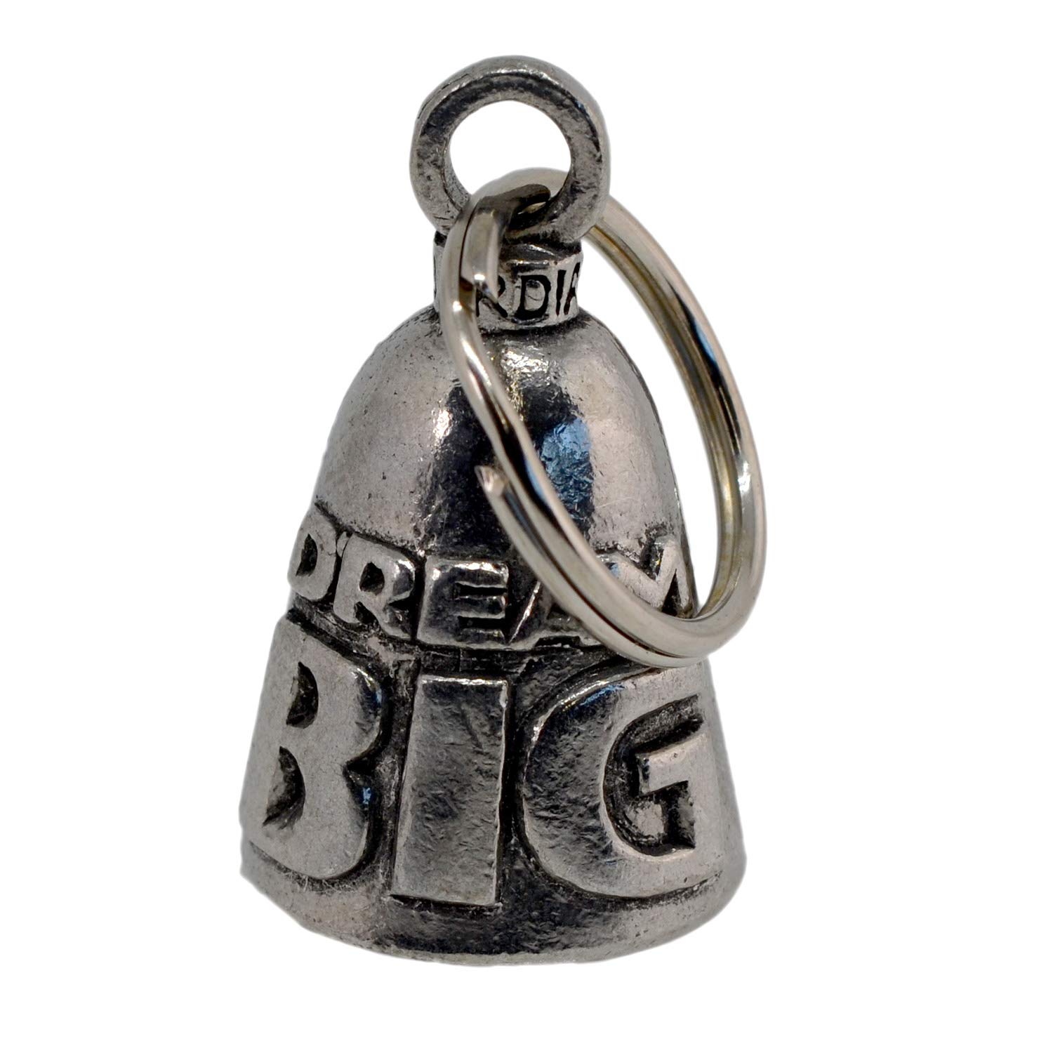 Bell IN USA DREAM BIG Biker Charm Keychain Traffic Safety Bell Guardian USAMADE Amulet; AMGB-162
Bell IN USA DREAM BIG Biker Charm Keychain Traffic Safety Bell Guardian USAMADE Amulet; AMGB-162