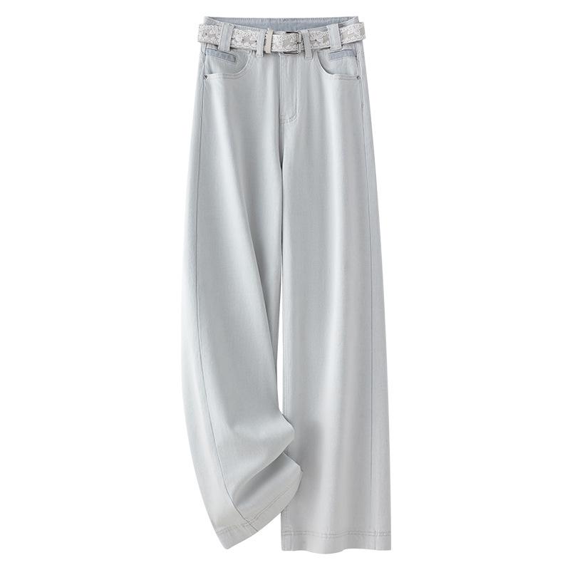 Ladies 2025 High-Waist Light Color Wide-Leg Jeans – Relaxed Fit, Slimming, Straight-Leg for Summer. M светло-синий
Ladies 2025 High-Waist Light Color Wide-Leg Jeans – Relaxed Fit, Slimming, Straight-Leg for Summer. M светло-синий