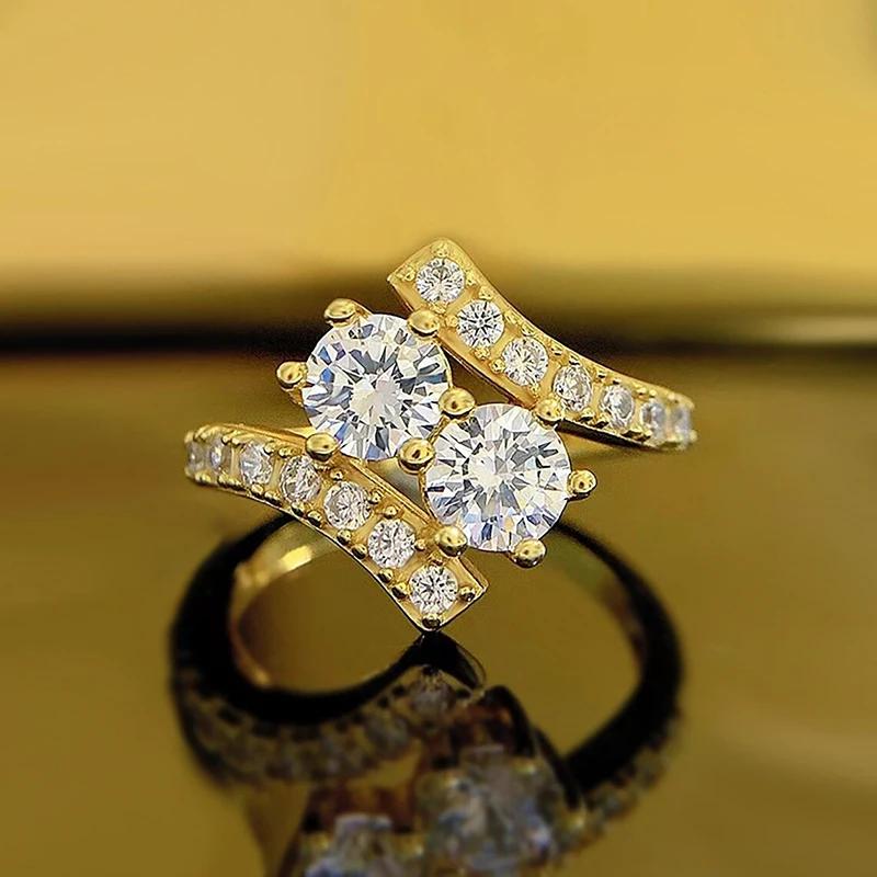 CAOSHI Gorgeous Dainty Wedding Rings for Women Copper Color/Gold Color Temperament Bridal Wedding Accessories Statement Zircon 6
CAOSHI Gorgeous Dainty Wedding Rings for Women Copper Color/Gold Color Temperament Bridal Wedding Accessories Statement Zircon 6