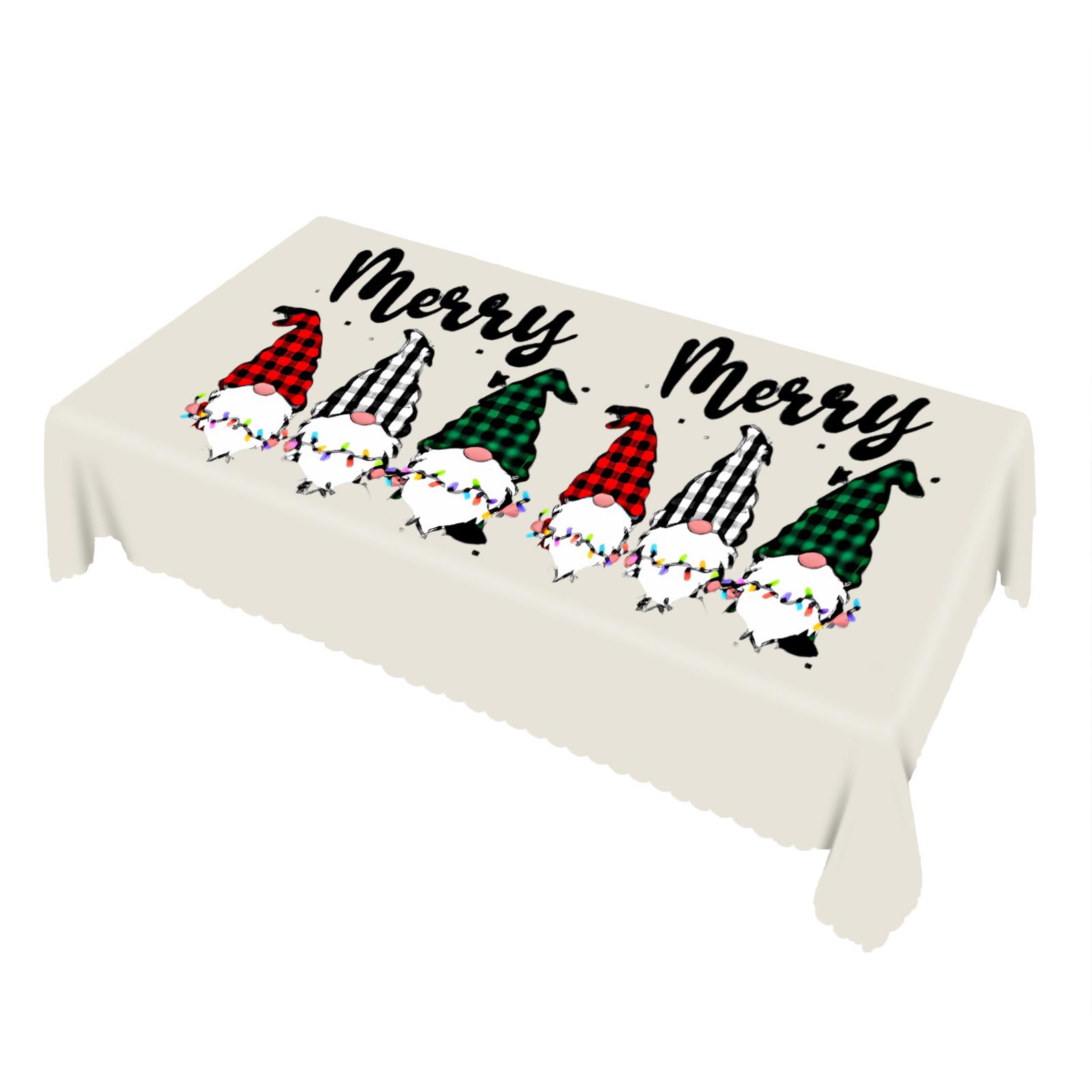 Рождественская скатерть прямоугольная с прямым краем One Size
Рождественская скатерть прямоугольная с прямым краем One Size
