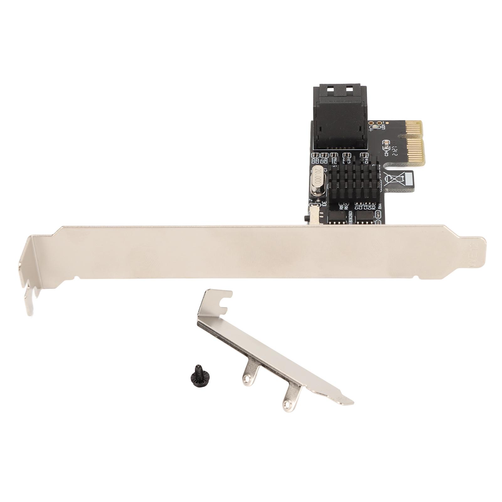 PCIE to SATA 3.0 Expansion Card 2 Port PCI Express 1X 4X 8X 16X Slot SATA Hard Drive Adapter
PCIE to SATA 3.0 Expansion Card 2 Port PCI Express 1X 4X 8X 16X Slot SATA Hard Drive Adapter