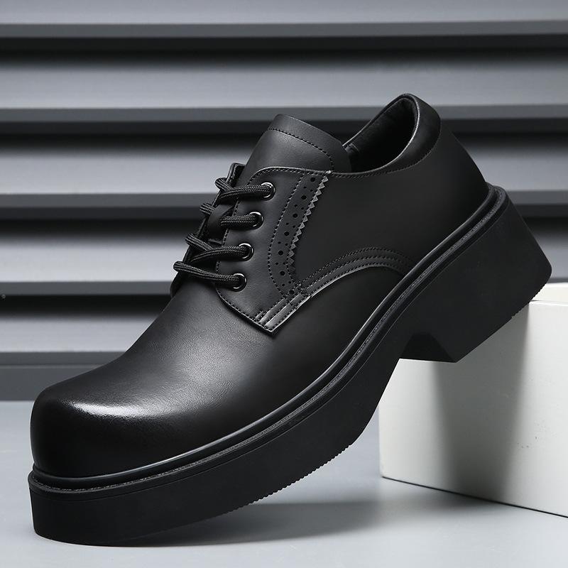 Original niche high sense commuting thick sole heightening Japanese shoes old big head future derby shoes black trendy shoes men 38
Original niche high sense commuting thick sole heightening Japanese shoes old big head future derby shoes black trendy shoes men 38