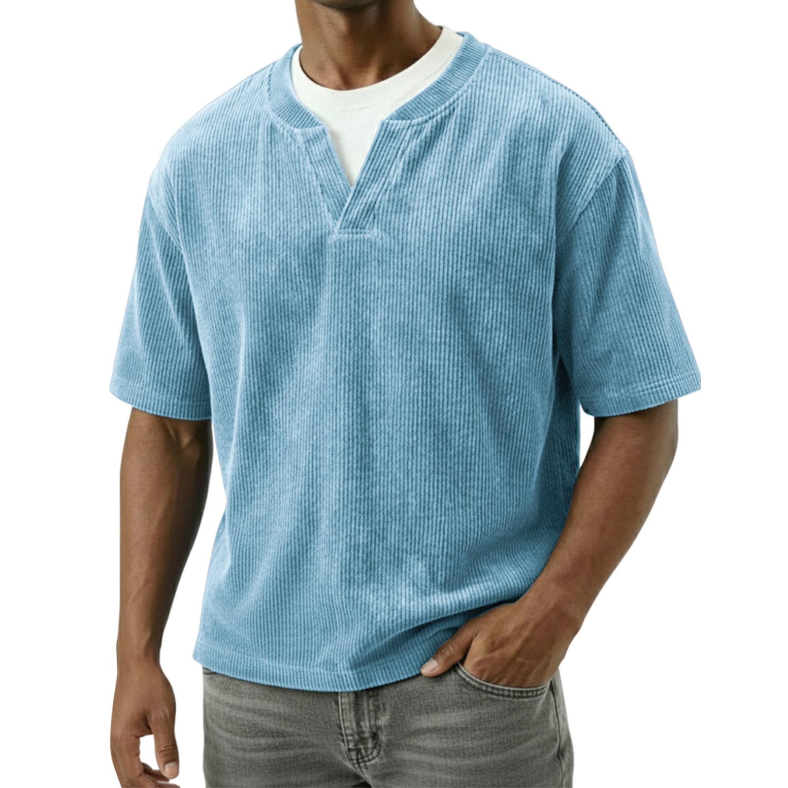 Men s V-neck Top, Casual And Comfortable Loose Short-sleeved Shirt XL
Men s V-neck Top, Casual And Comfortable Loose Short-sleeved Shirt XL