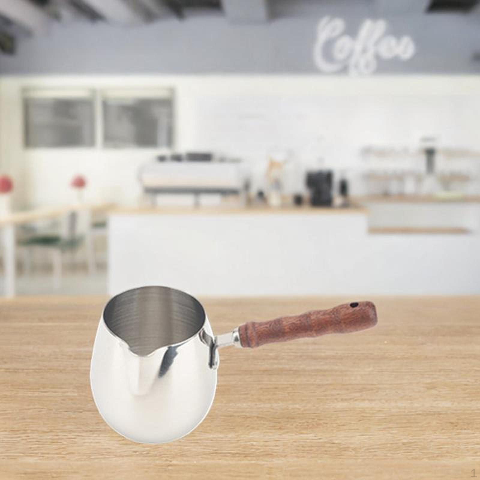 Кувшин для вспенивания молока из нержавеющей стали с бамбуковой ручкой для специальных напитков 300ml
Кувшин для вспенивания молока из нержавеющей стали с бамбуковой ручкой для специальных напитков 300ml