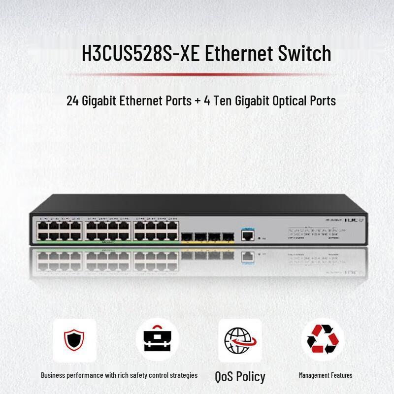 H3C US528S-XE Smart Managed Layer 3 Ethernet Switch
H3C US528S-XE Smart Managed Layer 3 Ethernet Switch