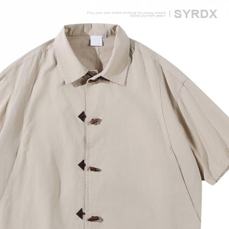 Футболка-поло с коротким рукавом и отложным воротником, мужская модная летняя футболка, корейская версия, облегающая, трендовая, универсальная футболка, топ 2XL хаки
Футболка-поло с коротким рукавом и отложным воротником, мужская модная летняя футболка, корейская версия, облегающая, трендовая, универсальная футболка, топ 2XL хаки