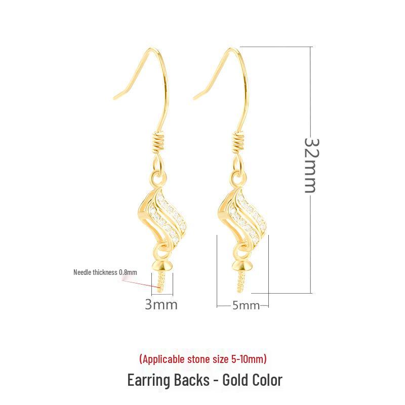 Основа для серег-пуссет с жемчугом - стерлинговое серебро 925 пробы, аксессуары в японском и корейском стиле, с подвесками, для жадеита, янтаря и круглых бусин 925 Sterling Silver золотой
Основа для серег-пуссет с жемчугом - стерлинговое серебро 925 пробы, аксессуары в японском и корейском стиле, с подвесками, для жадеита, янтаря и круглых бусин 925 Sterling Silver золотой