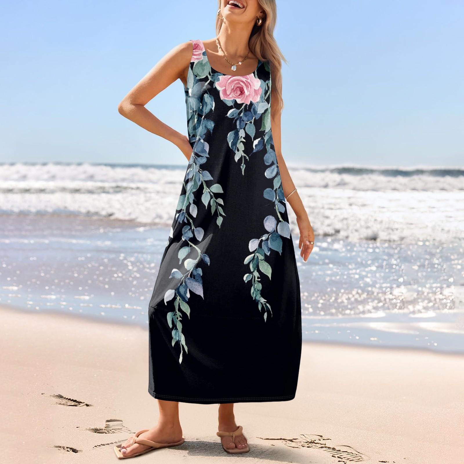 Женский повседневный длинный сарафан, летнее пляжное платье, круглый вырез, без рукавов, свободный сарафан XL тёмно-синий
Женский повседневный длинный сарафан, летнее пляжное платье, круглый вырез, без рукавов, свободный сарафан XL тёмно-синий