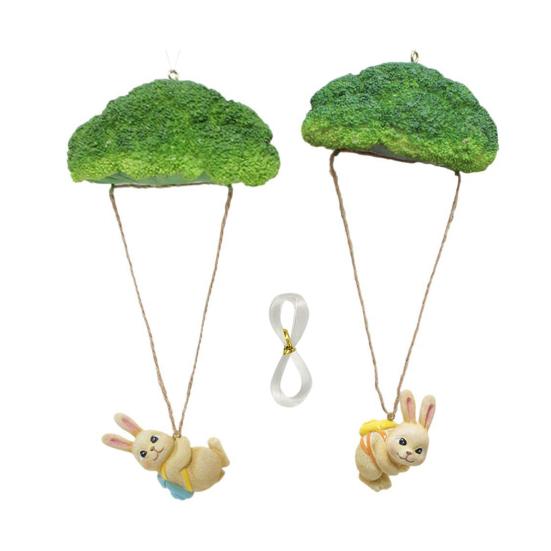 2 шт. Миниатюрные фигурки кроликов, статуэтки кроликов из смолы с парашютом из брокколи, подвесные украшения в виде кроликов для садовых клумб, подоконников Rabbit
2 шт. Миниатюрные фигурки кроликов, статуэтки кроликов из смолы с парашютом из брокколи, подвесные украшения в виде кроликов для садовых клумб, подоконников Rabbit