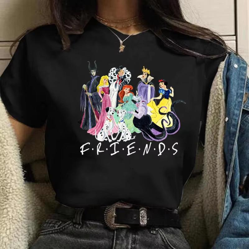 Disney Villains Shirt Women Tops Tees Short Sleeve Black Tshirt Clothes for Women Y2k Streetwear Summer Blouses Women Cotton S
Disney Villains Shirt Women Tops Tees Short Sleeve Black Tshirt Clothes for Women Y2k Streetwear Summer Blouses Women Cotton S
