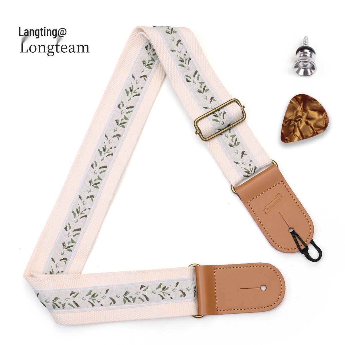 Personalized Embroidered Guitar Strap with End Pin & Pick for Folk and Electric Guitars
Personalized Embroidered Guitar Strap with End Pin & Pick for Folk and Electric Guitars