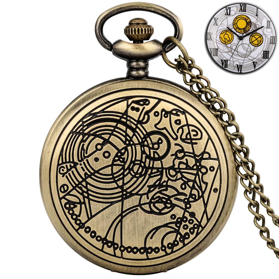 Famous Movie Time Lord Portable Watches Space Exploration Hero Design Quartz Pocket Watch Black Vintage Cosplay Gifts with Chain
Famous Movie Time Lord Portable Watches Space Exploration Hero Design Quartz Pocket Watch Black Vintage Cosplay Gifts with Chain