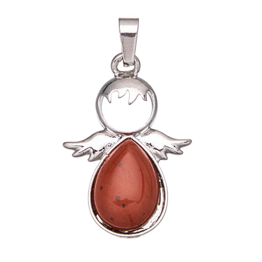 Fashion Natural Gem Stone Quartz Crystal Opal angel Pendant DIY charm Jewelry Making Necklace Angel Wings Pendants Accessorie
Fashion Natural Gem Stone Quartz Crystal Opal angel Pendant DIY charm Jewelry Making Necklace Angel Wings Pendants Accessorie