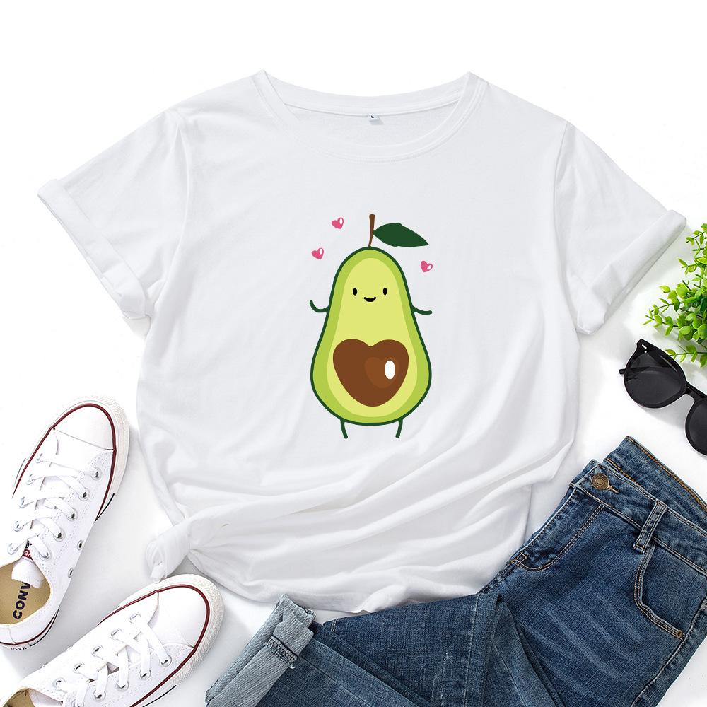 Pure Cotton Creative Avocado Round Neck Short Sleeved Women s T-shirts 3XL бордовий
Pure Cotton Creative Avocado Round Neck Short Sleeved Women s T-shirts 3XL бордовий