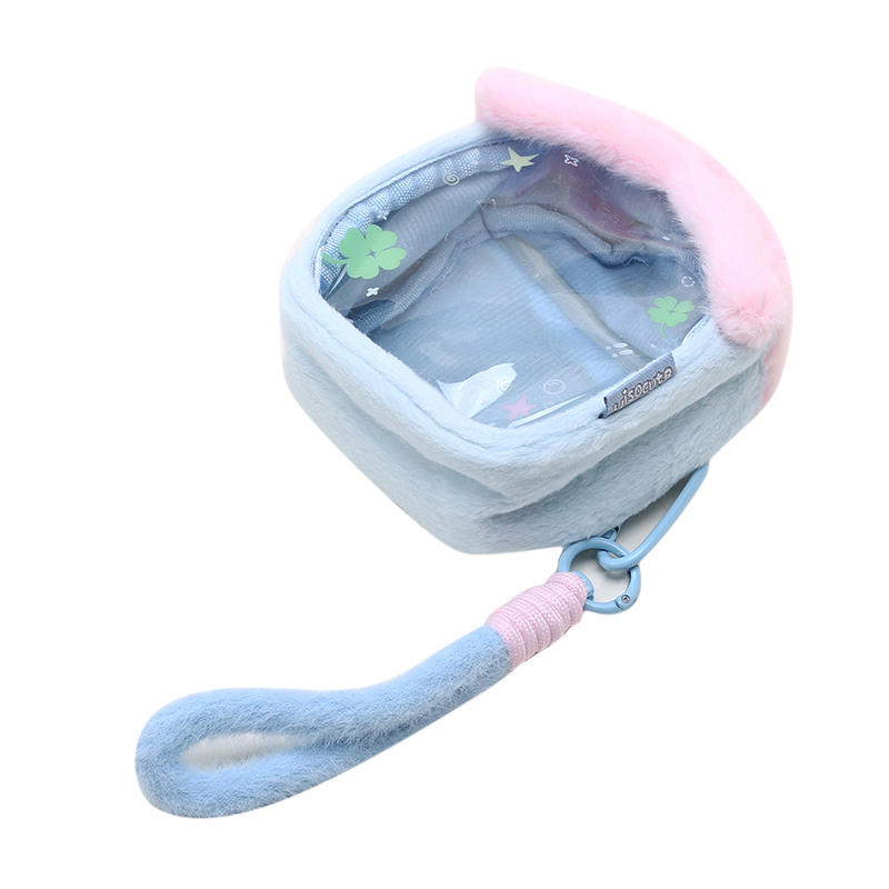 Cute House Shaped Plush Doll Display Bag Clear PVC Protective Pouch With Wrist Strap Y2K Blind Box Pendant Storage Wallet Bag 1PC синій
Cute House Shaped Plush Doll Display Bag Clear PVC Protective Pouch With Wrist Strap Y2K Blind Box Pendant Storage Wallet Bag 1PC синій