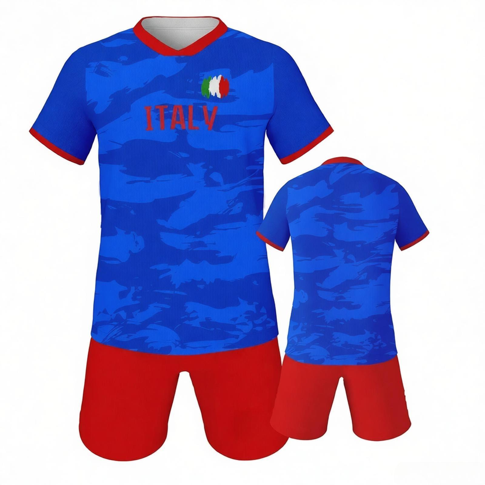 Italy Football Jersey Kit Soccer Uniform Youth Fans Training Outfit Fans Gift XXXL
Italy Football Jersey Kit Soccer Uniform Youth Fans Training Outfit Fans Gift XXXL