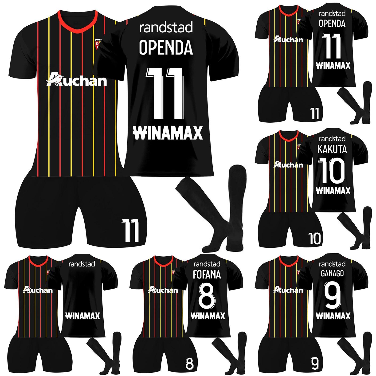 2324 RC Lens Away Футбольные майки, шорты, носки, комплект, новый сезон, шорты, носки, размеры для взрослых, наряды
2324 RC Lens Away Футбольные майки, шорты, носки, комплект, новый сезон, шорты, носки, размеры для взрослых, наряды