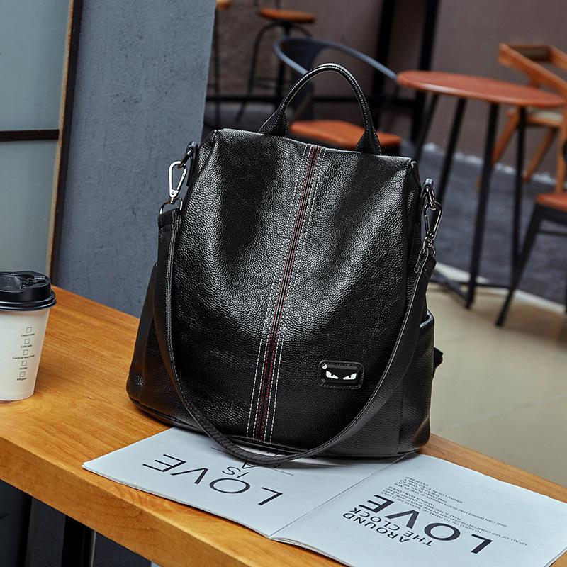 Рюкзак против кражи для женщин Новая летняя мода Легко сочетается Мягкая кожа Большая вместимость Повседневный дорожный рюкзак Многоцелевой
Рюкзак против кражи для женщин Новая летняя мода Легко сочетается Мягкая кожа Большая вместимость Повседневный дорожный рюкзак Многоцелевой